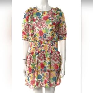 Walter Baker Multicolor Floral Mini Dress